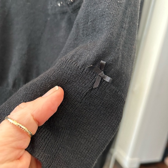 Paul Smith black linen/cotton cardigan M - Picture 6 of 7